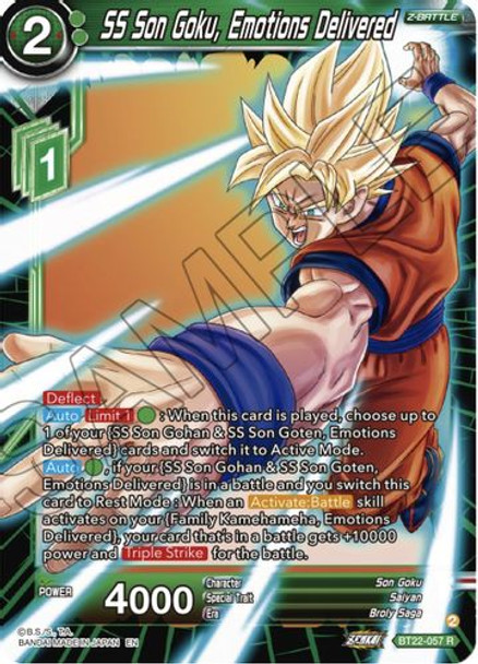 BT22-057R SS Son Goku, Emotions Delivered (Foil)