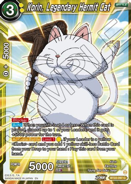 BT22-097C Korin, Legendary Hermit Cat (Foil)