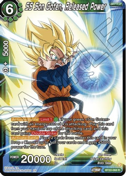 BT22-068R SS Son Goten, Released Power