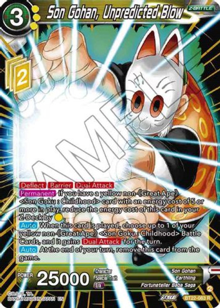 BT22-083R Son Gohan, Unpredicted Blow