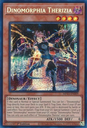 MP23-EN009 Dinomorphia Therizia (Prismatic Secret Rare) <1st>