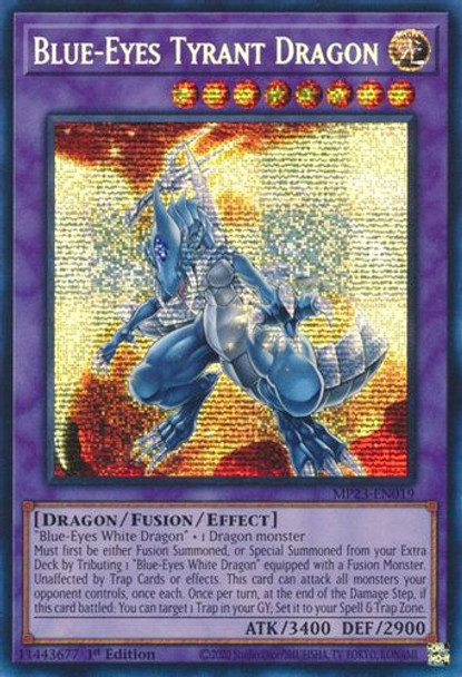 MP23-EN019 Blue-Eyes Tyrant Dragon (Prismatic Secret Rare) <1st>