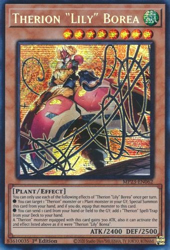 MP23-EN062 Therion "Lily" Borea (Prismatic Secret Rare) <1st>