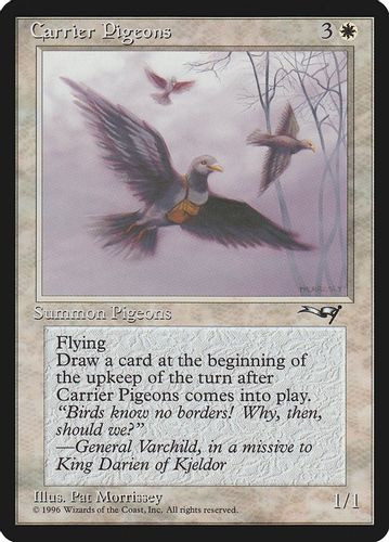 ALL-001C Carrier Pigeons