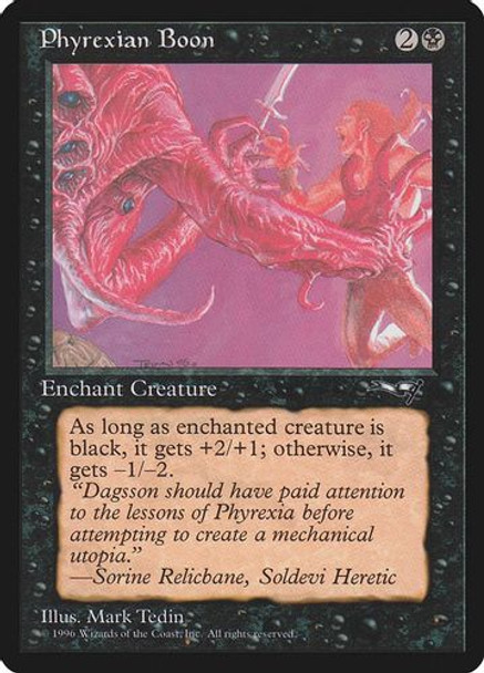 ALL-058AC Phyrexian Boon (Man Held Aloft)