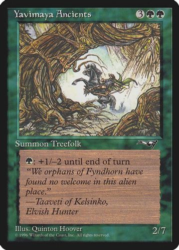 ALL-104AC Yavimaya Ancients (Rearing Horse)