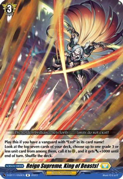 D-BT11/050EN R Reign Supreme, King of Beasts!