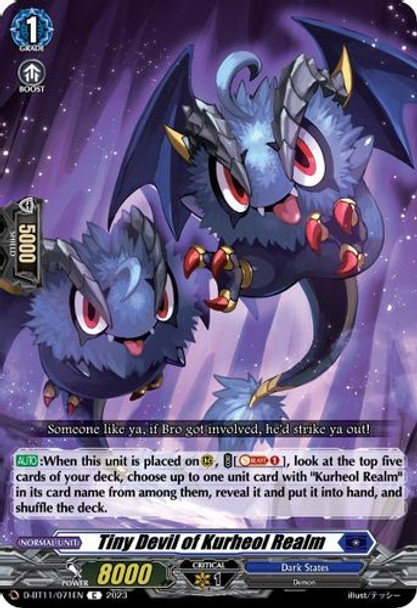 D-BT11/071EN C Tiny Devil of Kurheol Realm