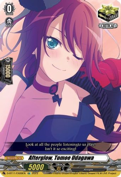 D-BT11/EX09EN EX Afterglow, Tomoe Udagawa