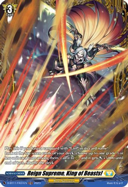 D-BT11/FR31EN FR Reign Supreme, King of Beasts! (FR)
