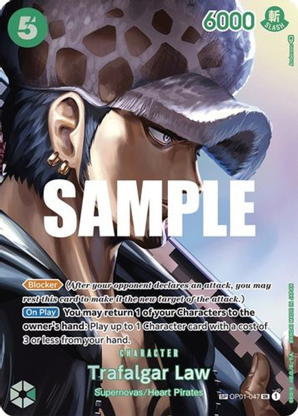 OP01-047 Trafalgar Law (OP04 Version) (Foil)