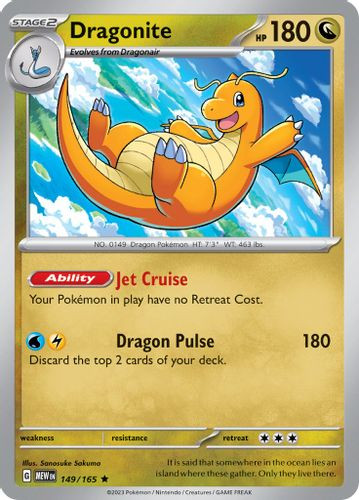 [SV03a][MEW-149/165](R) Dragonite (Holo)