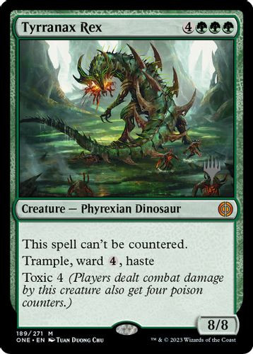Planeswalker Stamped - Tyrranax Rex-189M