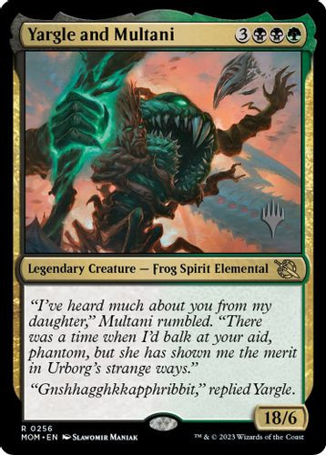 Planeswalker Stamped - Yargle and Multani-256R