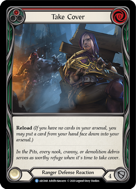 FAB02 ARC-048R Take Cover (Red) (Unl ed)