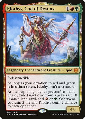 Planeswalker Stamped - Klothys, God of Destiny-220M (Foil)
