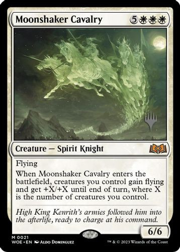 Planeswalker Stamped - Moonshaker Cavalry-021M (Foil)
