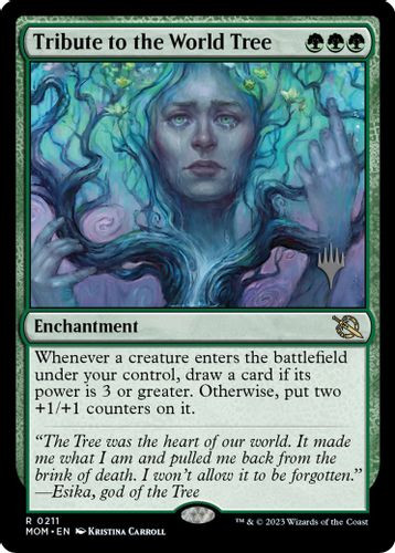 Planeswalker Stamped - Tribute to the World Tree-211R (Foil)