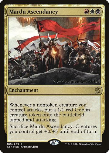 Prerelease Stamped - Mardu Ascendancy-185R (Foil)