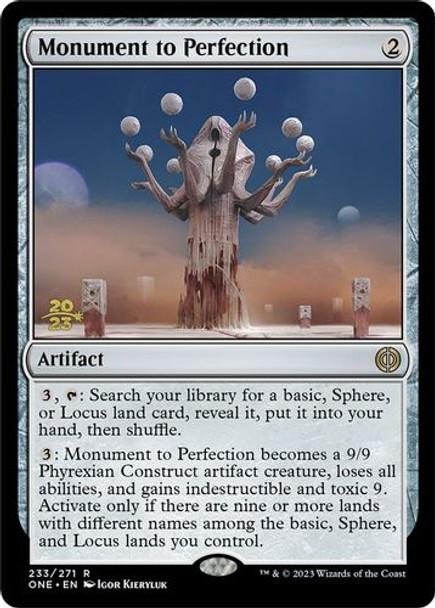 Prerelease Stamped - Monument to Perfection-233R (Foil)