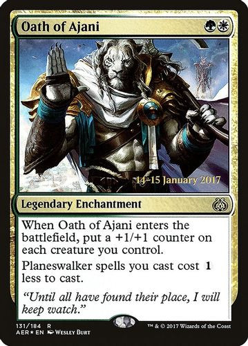 Prerelease Stamped - Oath of Ajani-131R (Foil)