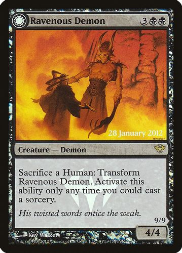 Prerelease Stamped - Ravenous Demon-071P (Foil)