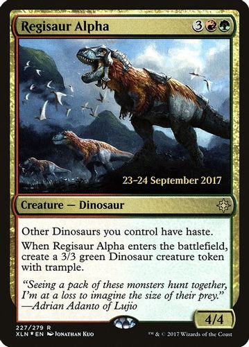 Prerelease Stamped - Regisaur Alpha-227R (Foil)