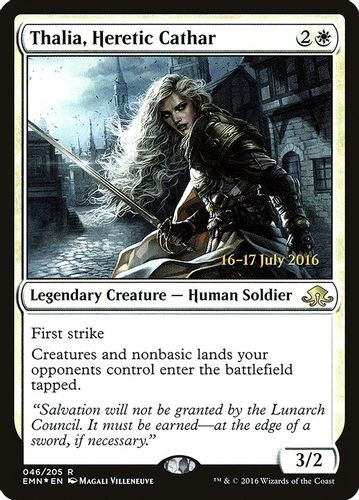 Prerelease Stamped - Thalia, Heretic Cathar-046R (Foil)