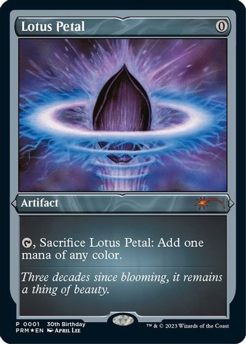 Unique and Miscellaneous Promos - Lotus Petal (Foil Etched)-001P (Foil)