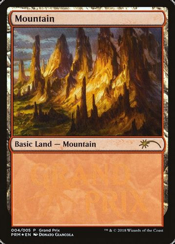 Grand Prix Promos - Mountain-004P (Foil)