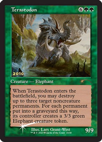 30th Anniversary Promos - Terastodon-018P (Foil)