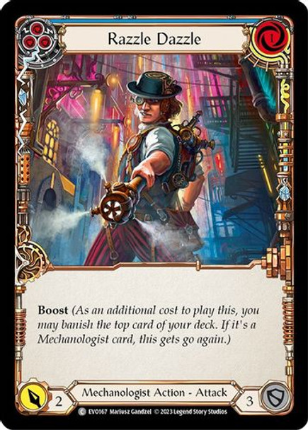 FAB11 1st EVO-167C Razzle Dazzle (Blue) (Rainbow Foil)