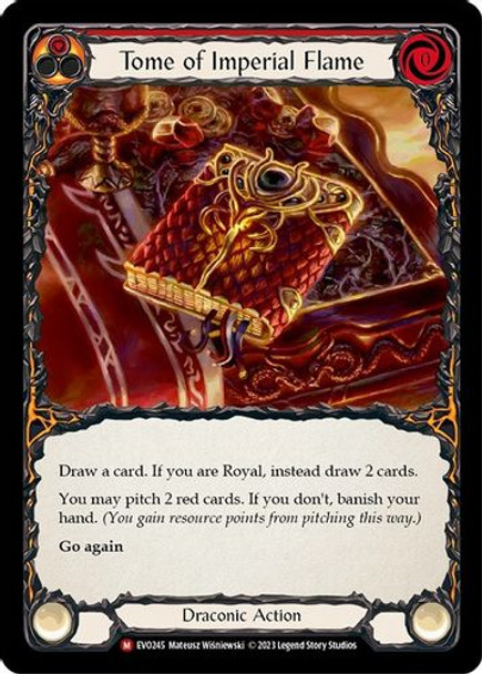FAB11 1st EVO-245M Tome of Imperial Flame (Rainbow Foil)