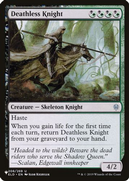 The List - Deathless Knight-208U