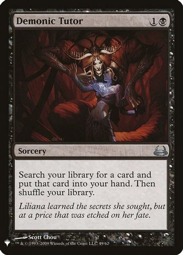 The List - Demonic Tutor-049U