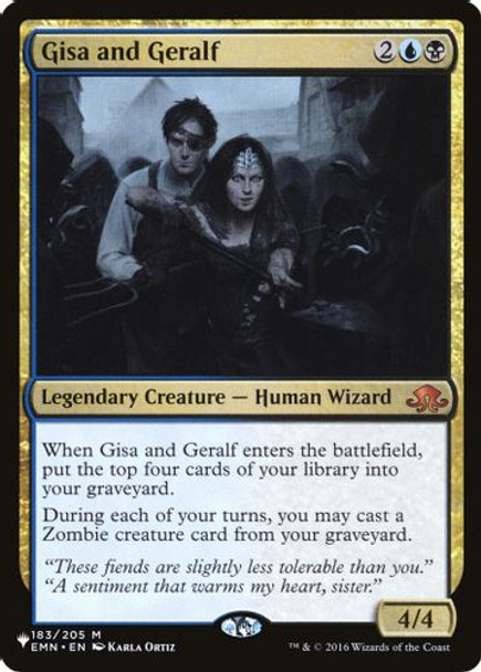 The List - Gisa and Geralf-183M