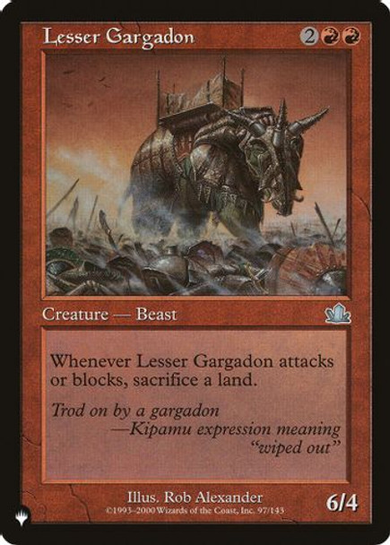 The List - Lesser Gargadon-000U