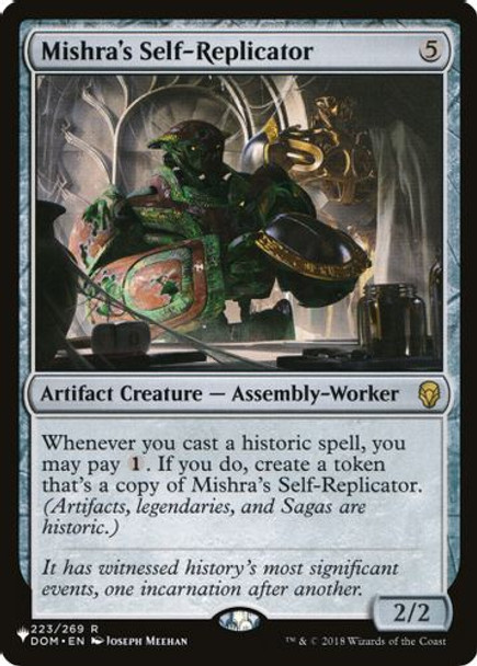 The List - Mishra's Self-Replicator-223R