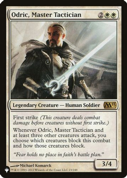 The List - Odric, Master Tactician-023R