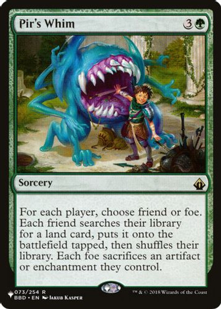 The List - Pir's Whim-073R