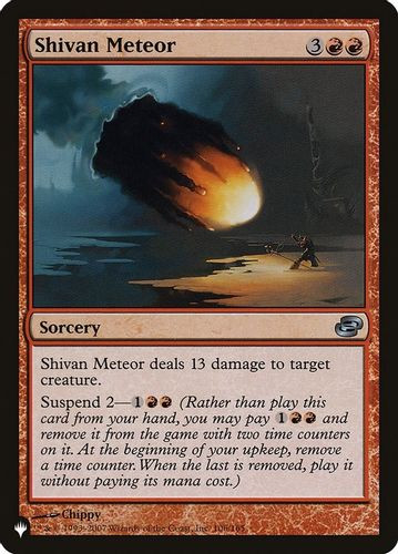 The List - Shivan Meteor-106U