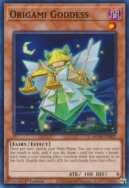 AGOV-EN027 Origami Goddess (Common) <1st>