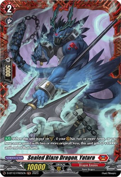 D-BT12/FR05EN FR Sealed Blaze Dragon, Yatara (FR)