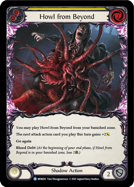 FAB04 MON-201R Howl from Beyond (yellow) (1st ed)