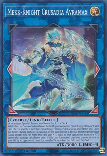 RA01-EN044 Mekk-Knight Crusadia Avramax (Quarter Century Secret Rare) <1st>