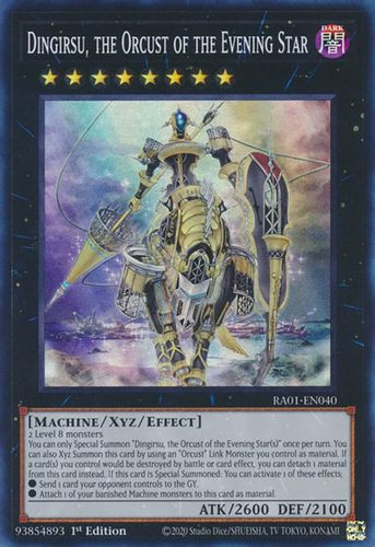 RA01-EN040 Dingirsu, the Orcust of the Evening Star (Super Rare) <1st>