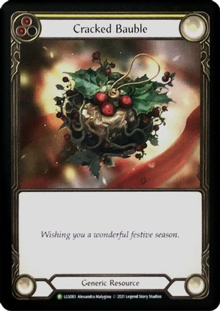 FAB- 1st LGS083P Cracked Bauble (2021 Holiday Promo) (Cold Foil)