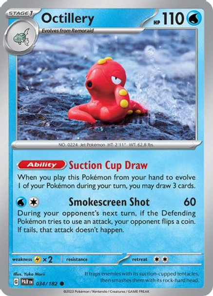 SV04-PAR-EN-034/182C Octillery (Reverse Holo)