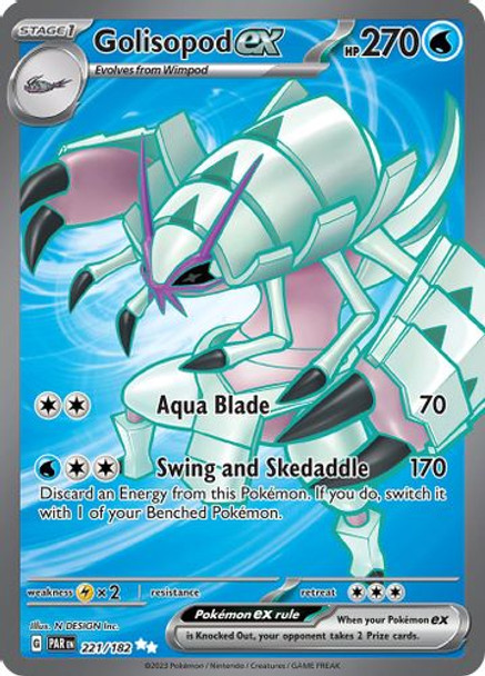 [SV04][PAR-221/182](SRR) Golisopod ex (Holo)