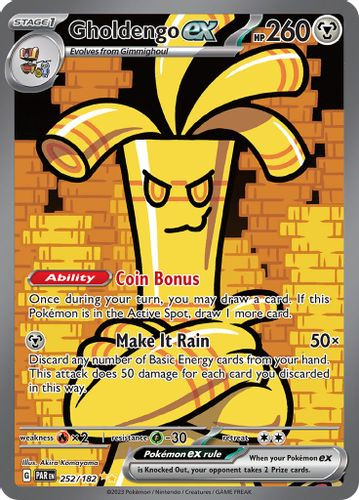 [SV04][PAR-252/182](GRR) Gholdengo ex (Holo)